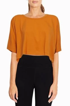 Marika Cycle House Keiley Crop Short Sleeve Tee -Sporty Vibe Shop GLT5192 5FS