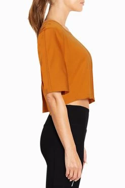 Marika Cycle House Keiley Crop Short Sleeve Tee -Sporty Vibe Shop GLT5192 5FS 02