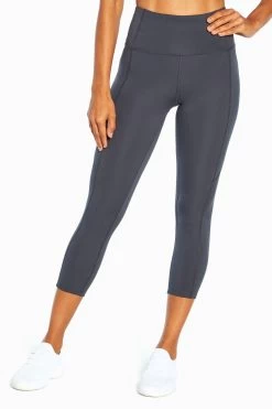 Marika Carson Side Pocket Mid Calf Capri 34 Marika Carson Side Pocket Mid Calf Capri -Sporty Vibe Shop MLC1124A I43.7641