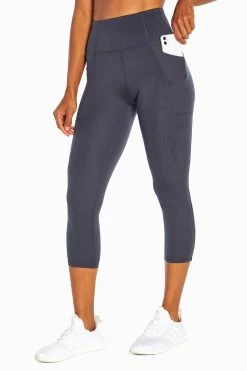 Marika Abigail Side Pocket Mid Calf Capri -Sporty Vibe Shop MLC1178A 558.76078