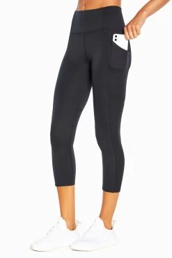 Marika Jenna Side Pocket Mid Calf Capri 26 Marika Jenna Side Pocket Mid Calf Capri -Sporty Vibe Shop MLC1206A 001.5645