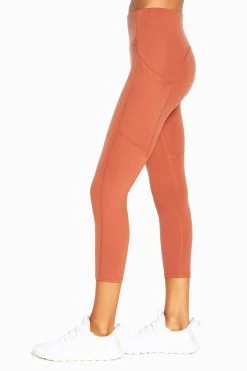 Marika Jenna Side Pocket Mid Calf Capri 32 Marika Jenna Side Pocket Mid Calf Capri -Sporty Vibe Shop MLC1206A 5GN.5638