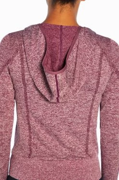 Marika Medley Seamless Hooded Jacket 21 Marika Medley Seamless Hooded Jacket -Sporty Vibe Shop MLJ0633A 6B0.32895