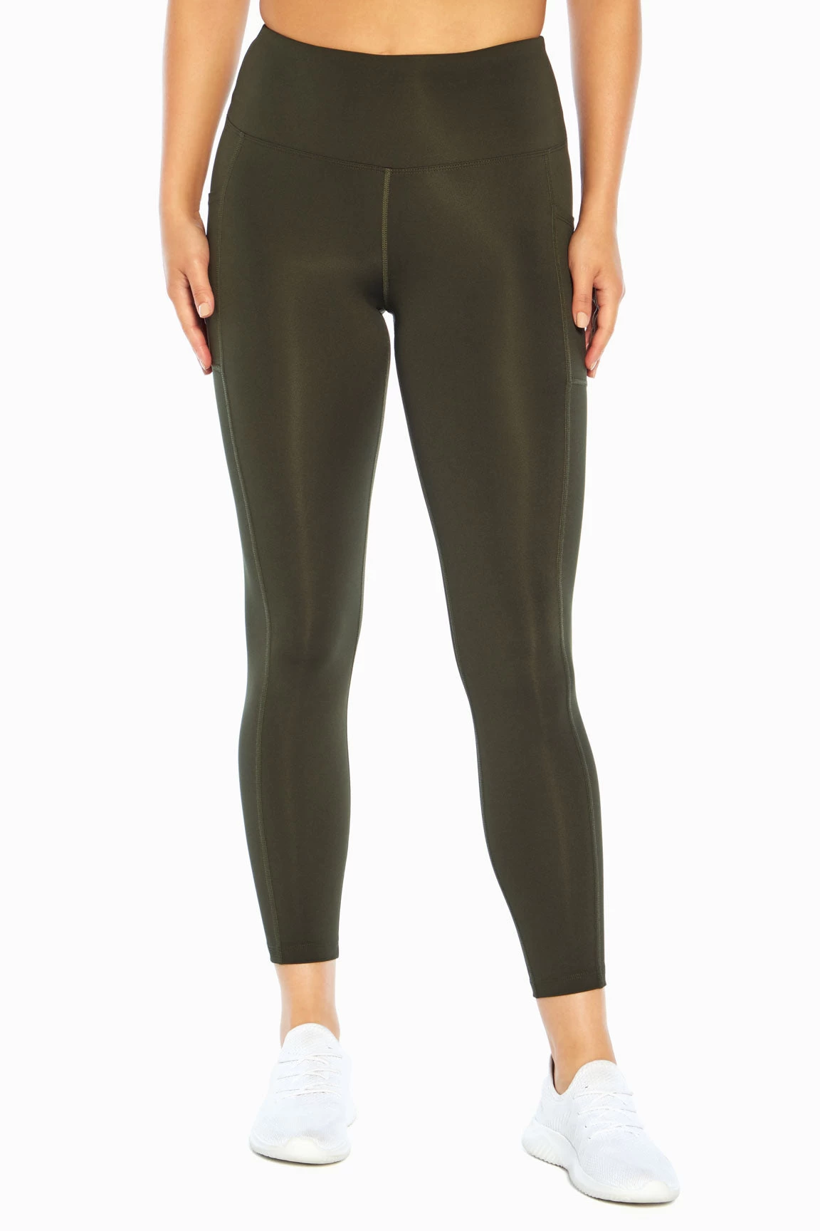 Marika High Rise Side Pocket Ankle Legging - Rosin Green 4 Marika High Rise Side Pocket Ankle Legging - Rosin Green - Image 4