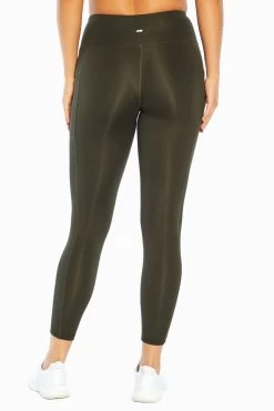 Marika High Rise Side Pocket Ankle Legging - Rosin Green 9 Marika High Rise Side Pocket Ankle Legging - Rosin Green -Sporty Vibe Shop MLL1145A 3I6.8711