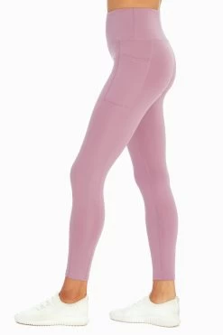 Marika High Rise Side Pocket Ankle Legging - Valerian -Sporty Vibe Shop MLL1145A 9AY.3257