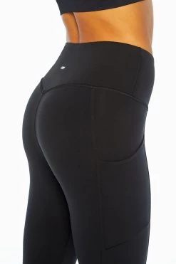 Marika Eclipse Side Pocket Tummy Control Ankle Legging -Sporty Vibe Shop MLL1347A 001.34303
