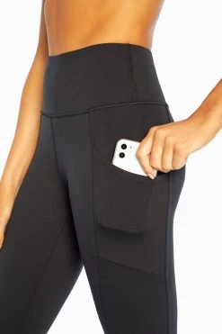 Marika Eclipse Side Pocket Tummy Control Ankle Legging -Sporty Vibe Shop MLL1347A 001.34304