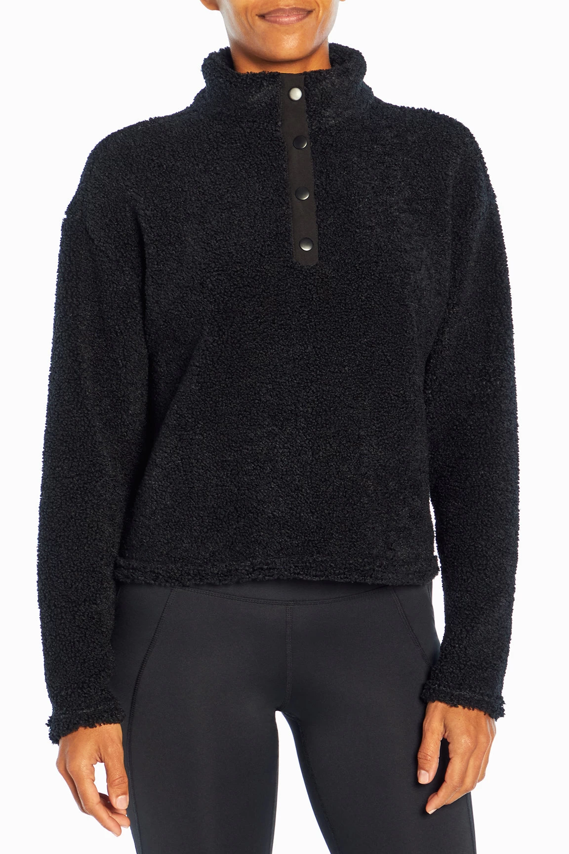 Marika Tyra Cropped Sherpa Pullover 7 Marika Tyra Cropped Sherpa Pullover - Image 7