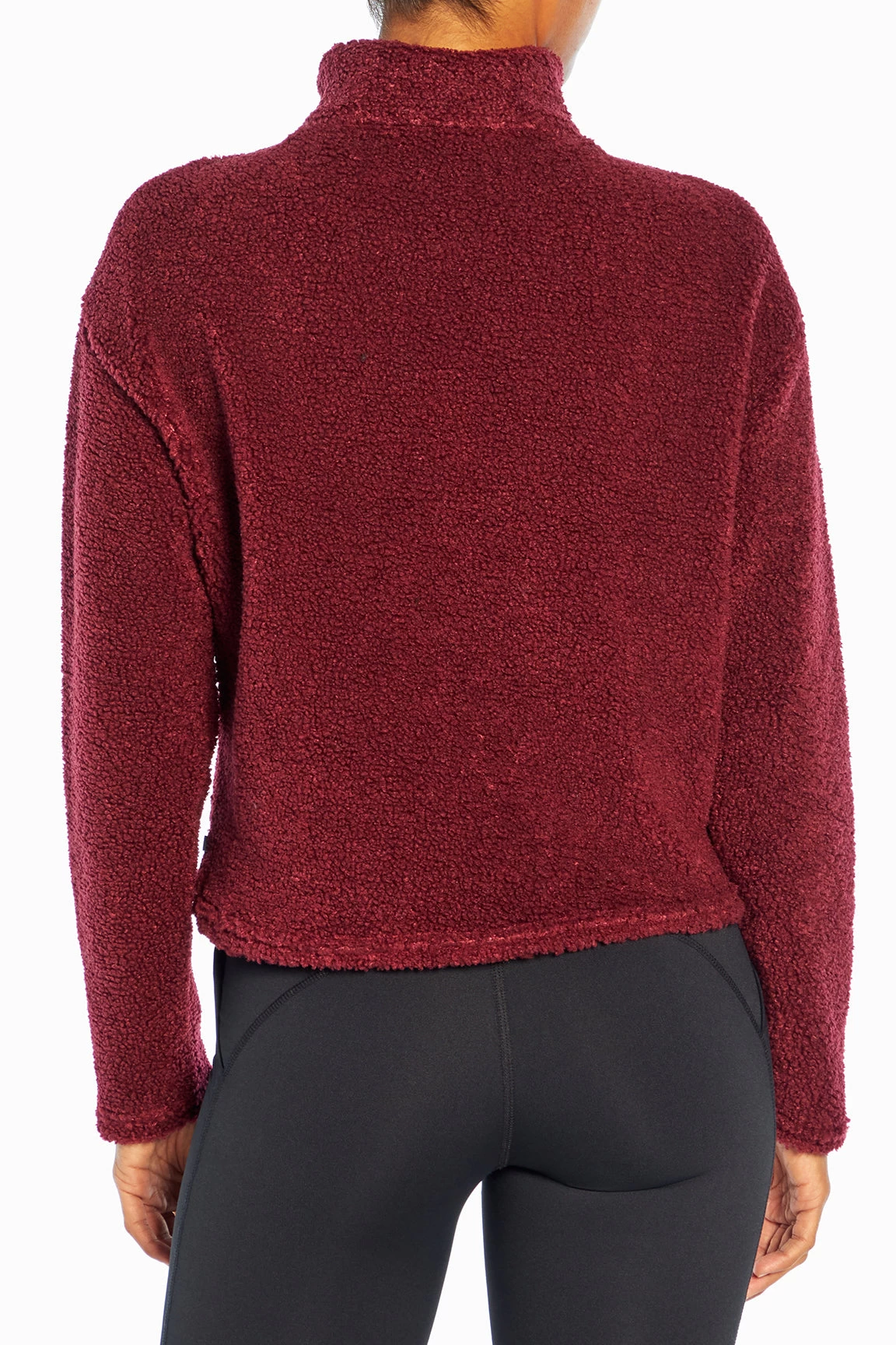 Marika Tyra Cropped Sherpa Pullover 2 Marika Tyra Cropped Sherpa Pullover - Image 2