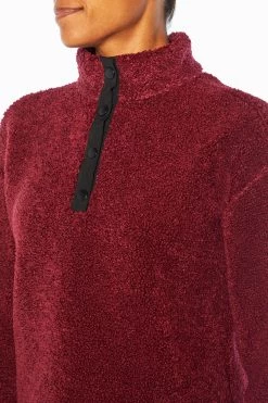 Marika Tyra Cropped Sherpa Pullover 19 Marika Tyra Cropped Sherpa Pullover -Sporty Vibe Shop MLQ0113A 60B.33243