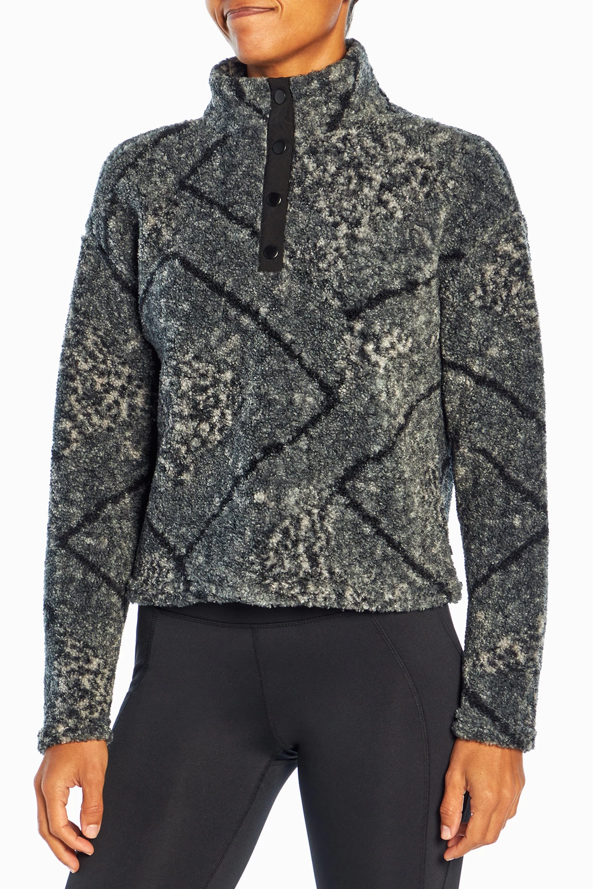 Marika Tyra Cropped Sherpa Pullover 14 Marika Tyra Cropped Sherpa Pullover - Image 14