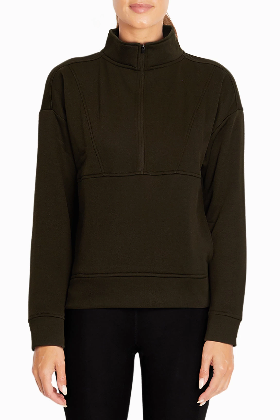Marika Liz 1/4 Zip Fleece Pullover 4 Marika Liz 1/4 Zip Fleece Pullover - Image 4