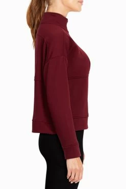 Marika Liz 1/4 Zip Fleece Pullover 17 Marika Liz 1/4 Zip Fleece Pullover -Sporty Vibe Shop MLQ0150A 6NG 02