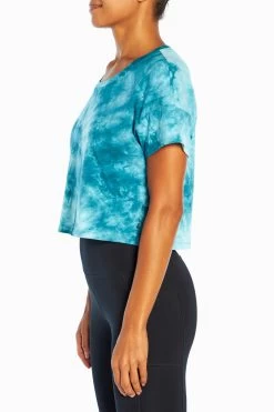 Marika Tie Dye Boxy Crop Short Sleeve Tee 11 Marika Tie Dye Boxy Crop Short Sleeve Tee -Sporty Vibe Shop MLT4153A 3WY.7093