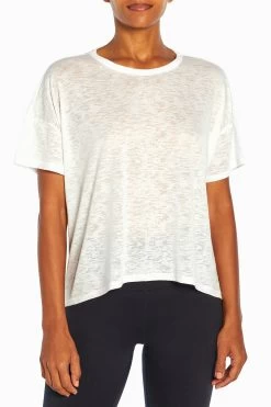 Marika Maci Cropped Short Sleeve Top